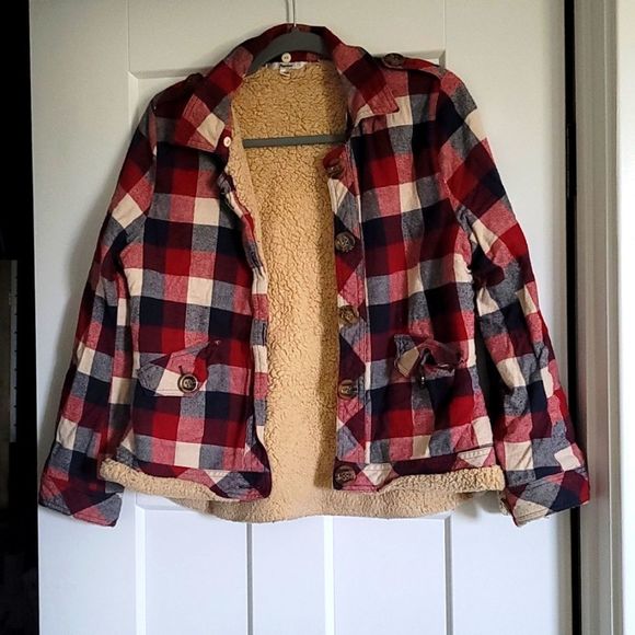 Papaya Other - Preloved (excellent condition) Plaid wool Sherpa lined shirt